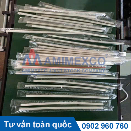 sản phẩm máy đóng gói ống hút giấy 