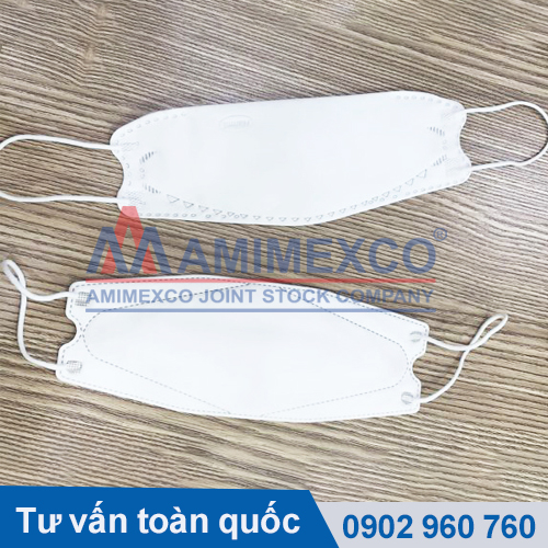 thành phẩm máy làm khẩu trang hình cá