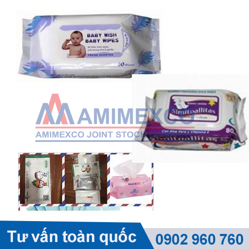 Máy làm khăn baby new 12
