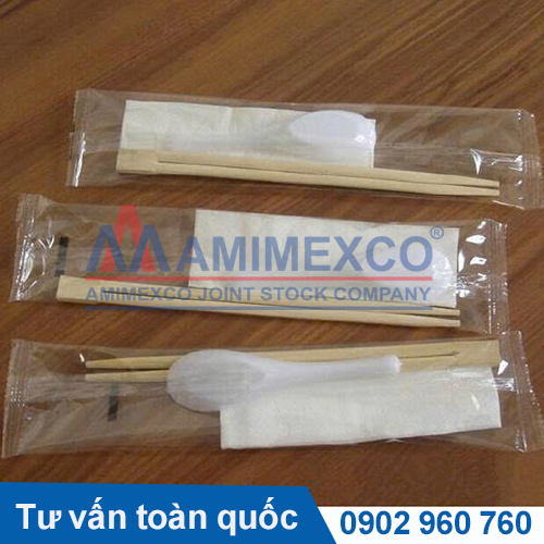 Sản phẩm của máy đóng gói dụng cụ ăn uống