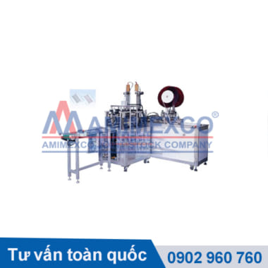 máy hàn quai khẩu trang choàng đầu