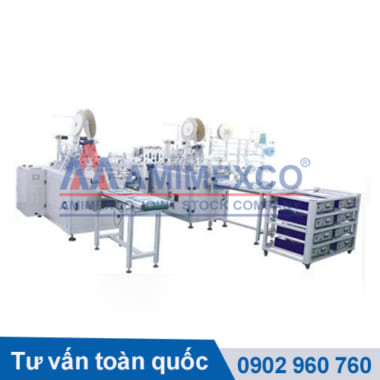 dây chuyền làm khẩu trang y tế tự động