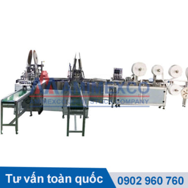 máy làm khẩu trang y tế năng suất 210 cai/phut