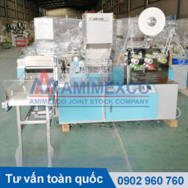 máy bọc màng ống hút
