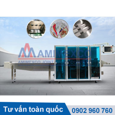 máy đóng gói khau trang y te 6 line