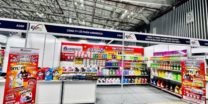 AMIMEXCO KHẲNG ĐỊNH VỊ THẾ TẠI HỘI CHỢ TRIỂN LÃM: HÀNG VIỆT NAM TIÊU BIỂU XUẤT KHẨU 2025