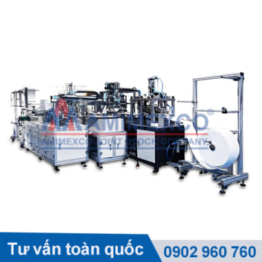 máy sản xuất khẩu trang N95 cup có van