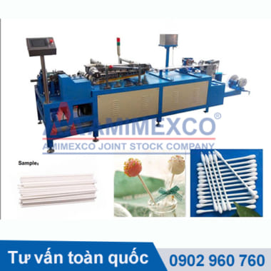Máy sản xuất thân giấy làm tăm bông