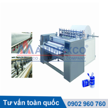 máy sản xuất khăn ướt dạng lon