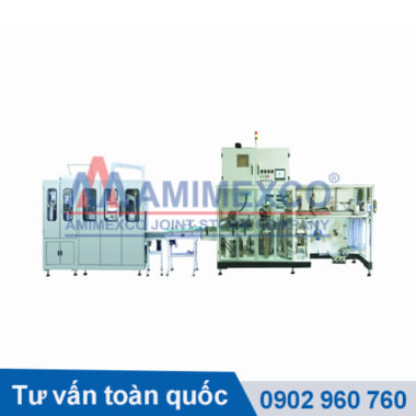 máy sản xuất khăn ướt mini tự động