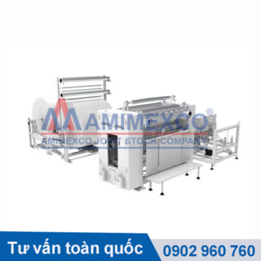 dây chuyền máy sản xuất khăn giấy rút