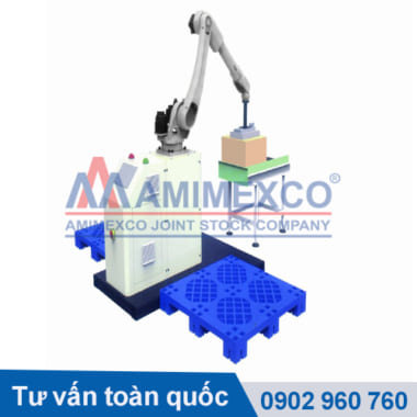 máy robot bốc xếp pallet tự động