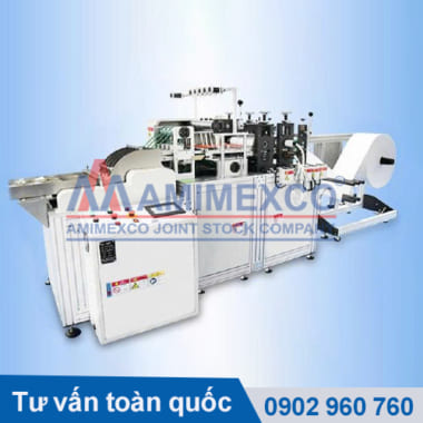 máy tự động sản xuất bông tẩy trang dạng tròn