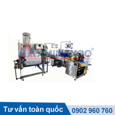 máy hoàn toàn tự động tốc độ cao sản xuất khăn ướt cuộn và đóng gói